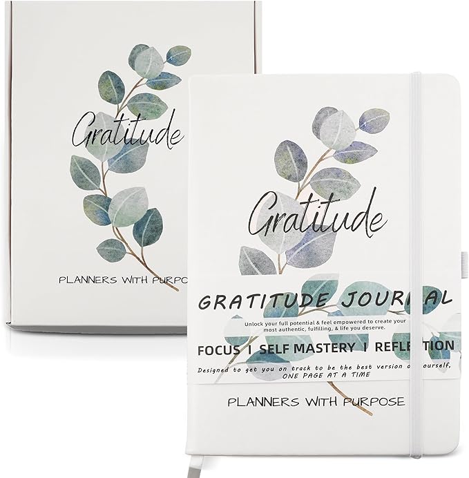Gratitude Journal for Women – 5 Minute Journal for Happiness, Positivity, Affirmation, Inspirational, Manifestation, & Self Care – Undated Planner Guided with Prompts Daily 2025
