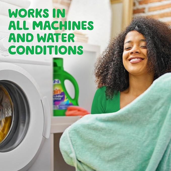 Gain + Odor Defense Laundry Detergent Liquid Soap, 2-Pack, Super Fresh Blast Scent, 65 Fl Oz Each