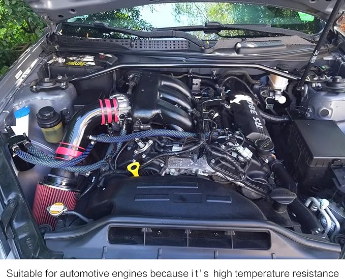 100ft - 3/4 inch PET Expandable Braided Sleeving – BlackBlue – Alex Tech Braided Cable Sleeve