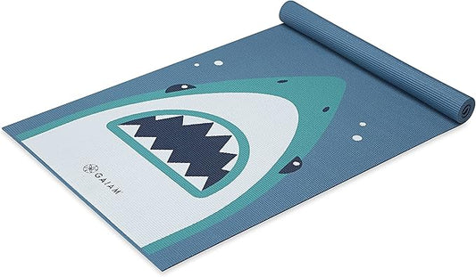 Gaiam Kids Yoga Mat Exercise Mat, Yoga for Kids with Fun Prints - Playtime for Babies, Active & Calm Toddlers and Young Children (60" L x 24" W x 3mm Thick)