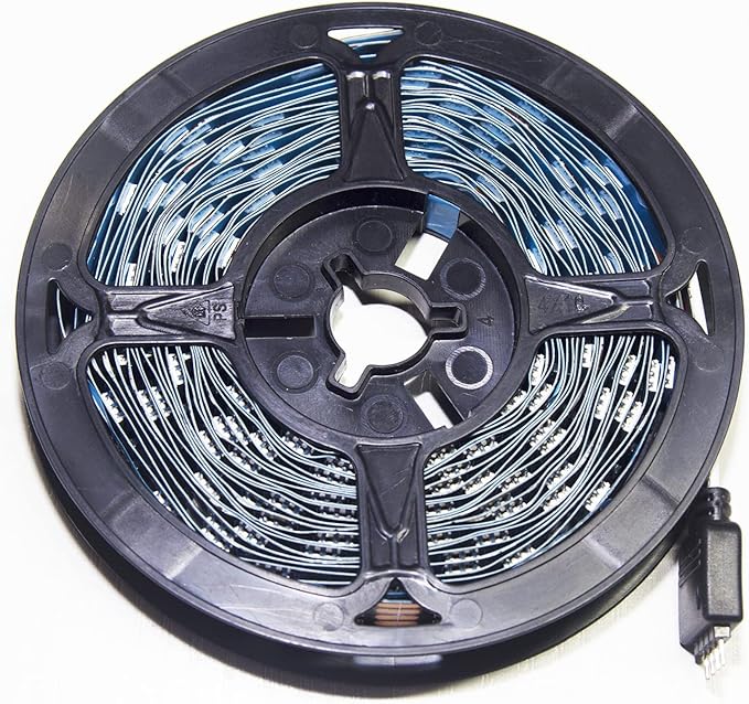 HICHN LED Strip Lights 16.6 feet RGB Color with APP and IR Remote 5050 SMD LED for Bedroom,Home,TV Backlight(LED_BTU50H), Multicolor, 15 feet (with Remote Control)