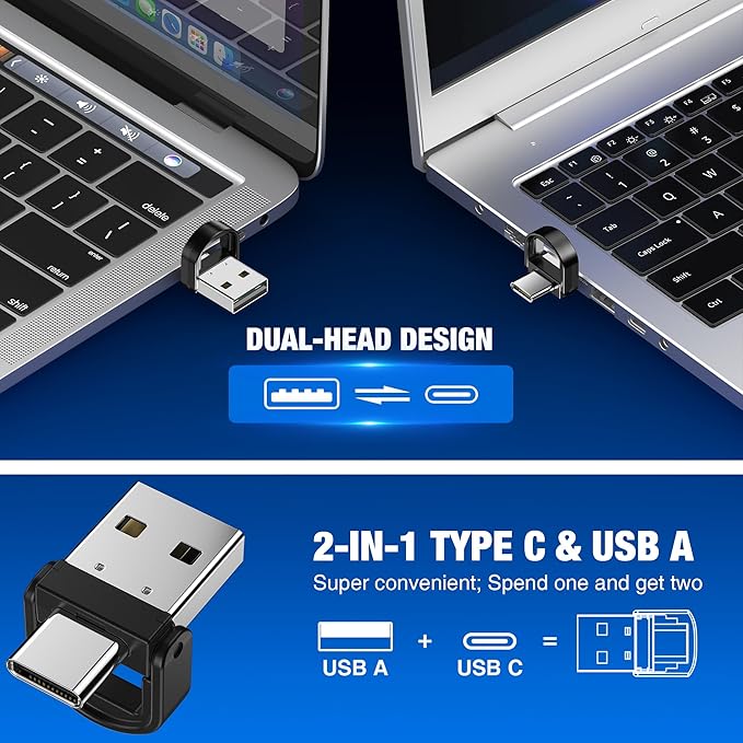 Wireless Presentation Clicker Rechargeable, Finger Ring Powerpoint Clicker with Red Laser Pointer, Presenter Remote PPT Clicker for Powerpoint Presentations for Mac Computer Laptop