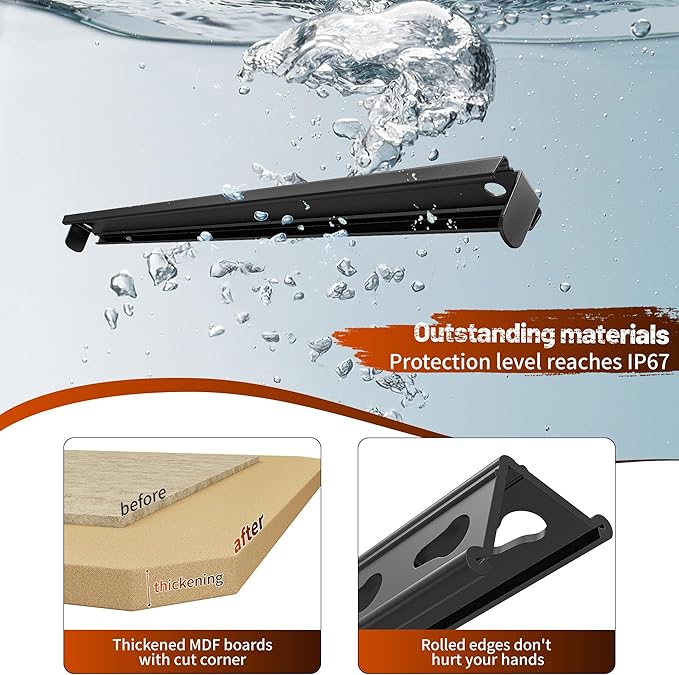 REIBII 48.2" W Garage Shelving, Storage Shelves Load 3000LBS, Adjustable Garage Shelving Heavy Duty for Pantry, Basement, Warehouse, 48.2" W X 71.9" H X 24" D, Black