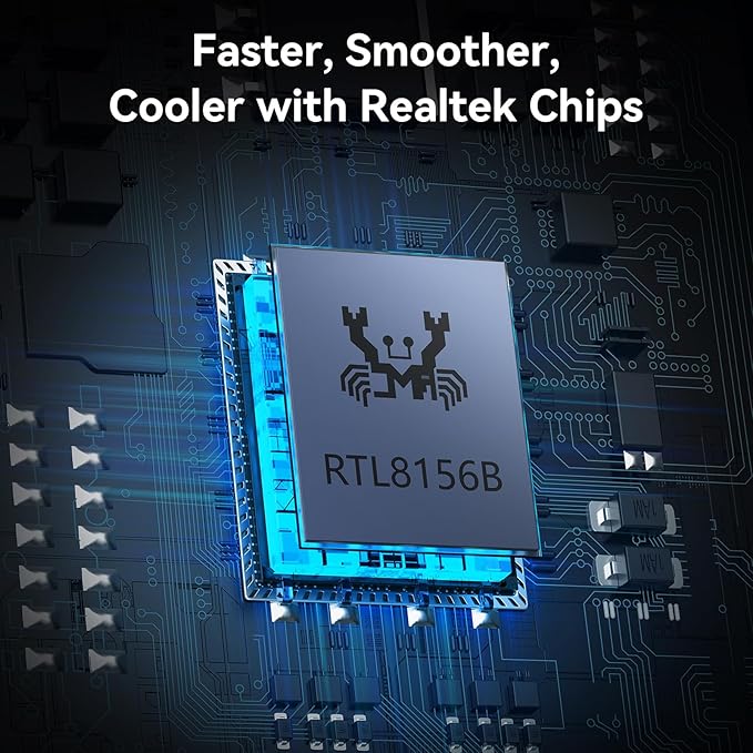 Sodola USB to Ethernet Adapter 2.5Gb, Ethernet Adapter for Laptop, Aluminum, USB 3.0 to RJ45 Network Internet LAN Adapter, Compatible for NAS,Laptop,Tablet, PC Unter Windows 11/10/8, macOS USW