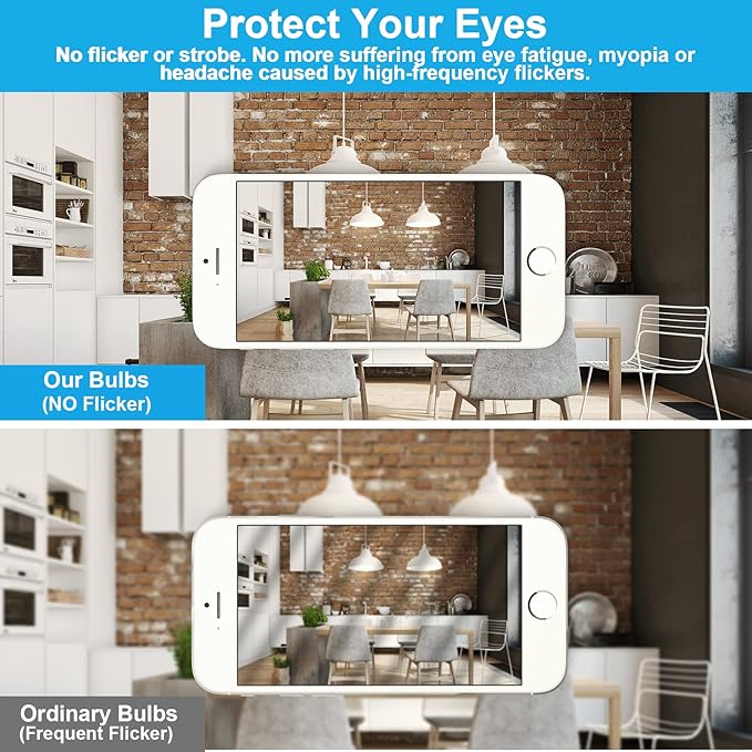 MAXvolador Vintage LED Edison Bulb 60W Equivalent 800LM, 6W ST58 Filament Light Bulbs, Neutral White 4000K, E26 Base, Non-Dimmable, Pack of 12