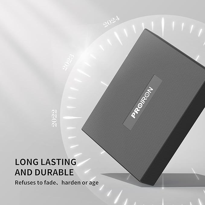 PROIRON Balance Pad,Super Wear-resistant PU- NOT TPE!!!- Foam Balance Pad with Superb Rebound Performance for Stability Training,Physical Therapy,2.2 Inch Extra Thick Anti Fatigue Mat,Standing Desk Mat Office Home