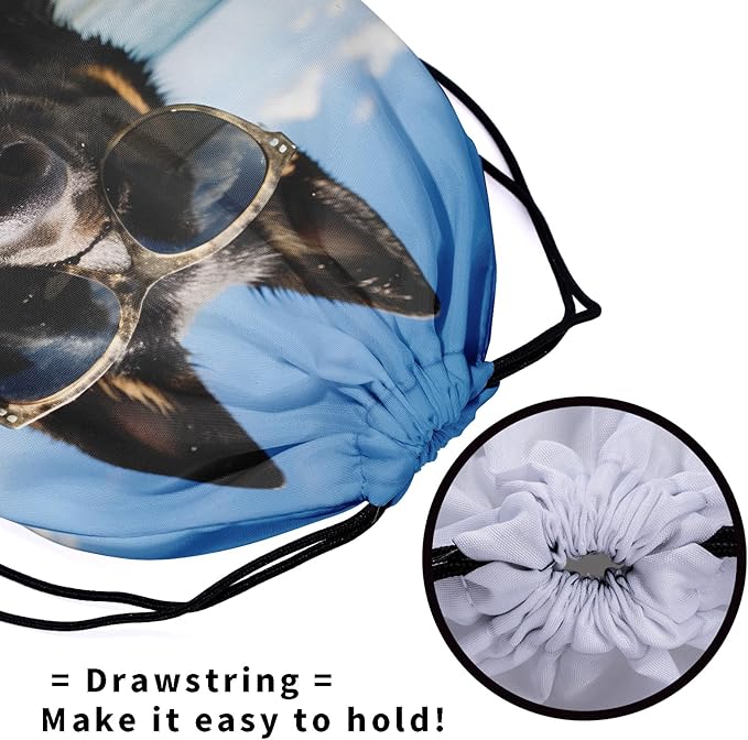 Nerxy Pet Gymnastics Grip Bag Dog Cat Drawstring Grip Bags Puppy Shoe Bag Gym Storage Pouch