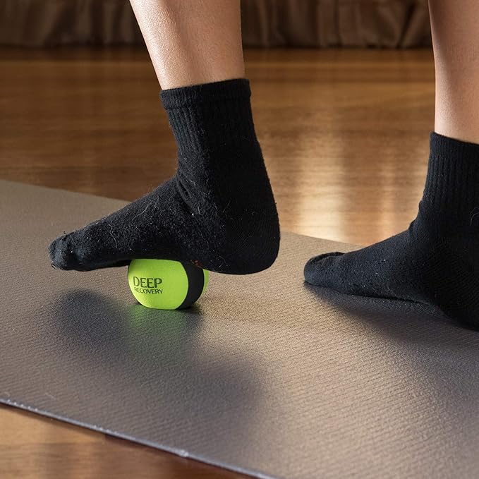 Deep Recovery Firm Yoga Deep Tissue Massage Ball Set – Myofascial Release Balls for Feet, Back, Neck, Legs & Arms – Trigger Point & Mobility Therapy (2-Pack)