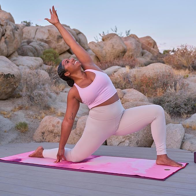 Manduka Yogitoes Hot Yoga Mat Towel - 71" | Moisture Activated Grip | Patented Silicone Nubs | Highly Absorbent, Durable & Easy Care | Made from Recycled Materials | 71 x 24 Inches