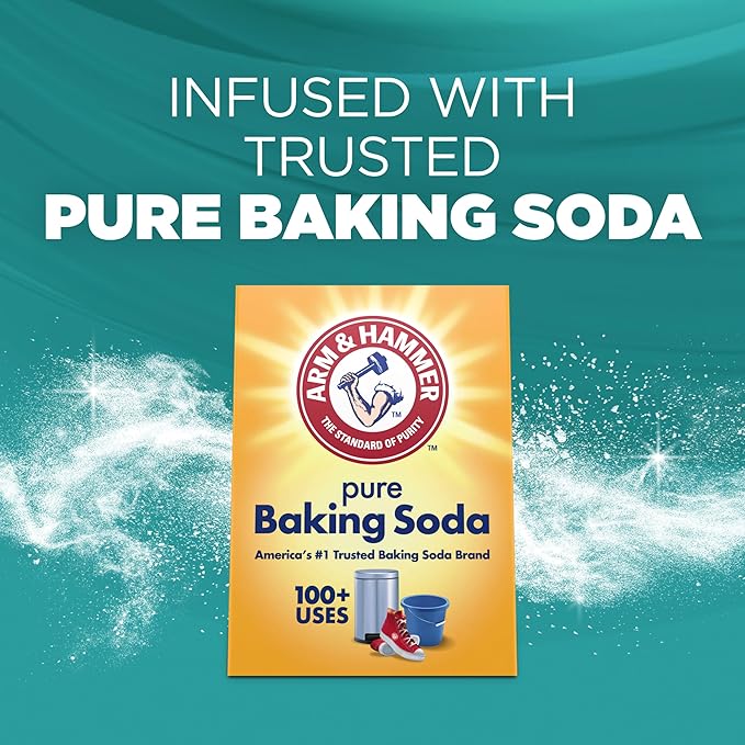 ARM & HAMMER Deep Clean Free & Clear Liquid Laundry Detergent, Free of Dyes, Perfumes and Phosphates, Suitable for Sensitive Skin, Dermatologist Tested, 102 Fl Oz, 68 Loads
