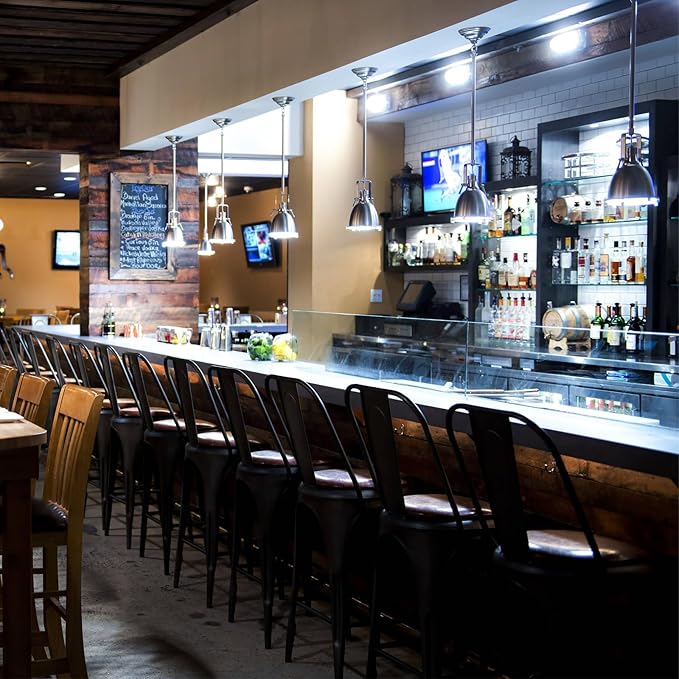 Jensense Edison LED Light Bulbs 8Watt Dimmable Light Bulbs 5000K Daylight White, E26 LED Bulb 60watt Equivalent, Vintage Bulbs 800lm CRI 90 Clear Glass 4 Packs