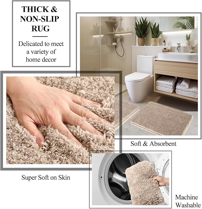 21 Pcs Bathroom Accessory Set with Waterproof Shower Curtain and Non Slip Mat,Resin Bath Set with Toothbrush Holder and Lotion Soap Dispenser,Bathroom Countertop Organizer Set for Home Apartment