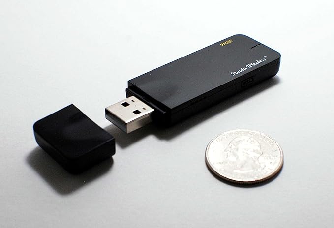 Panda Wireless® N600 Dual Band (2.4GHz & 5.0GHz) 300Mbps Wireless N USB Adapter w/WPS Button - Windows XP/Vista/7/8/10/11, Zorin, Mint, Ubuntu, openSUSE, Fedora, Centos & Kali Linux