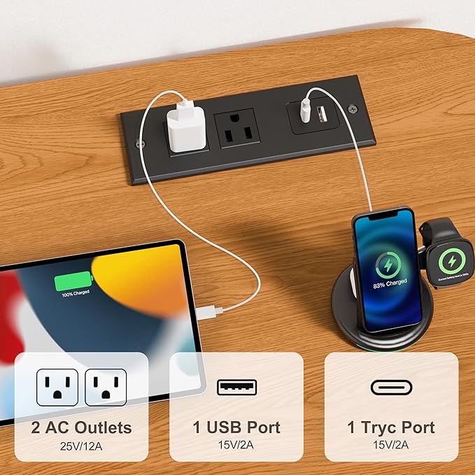 DHH 70 inch tv Stand Cabinet with Storage,Fluted tv Console Entertainment Center with Storage Adjustable Shelves, Modern Vintage with Sliding Doors tv Stand for Living Room (Yellow Walnut, 70 Inch)