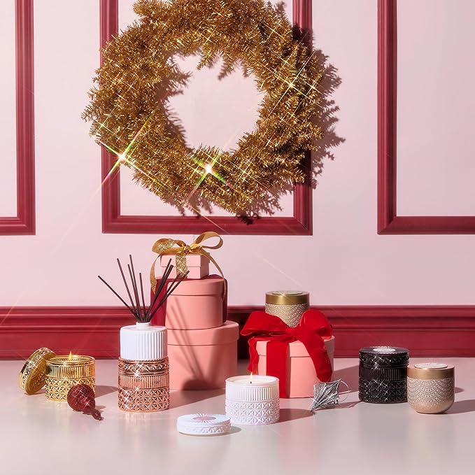 Capri Blue Muse Reed Oil Diffuser - Comes with Diffuser Sticks, Oil, and Glass Bottle - Aromatherapy Diffuser - 7.8 Fl Oz - Volcano