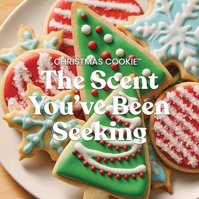 Yankee Candle Large Jar Scented Candle with up to 150 Hour Burn Time, Premium Plant Wax Blend for Consistent Burn, 22 oz Jar Candle with Room Filling Fragrance, Christmas Cookie