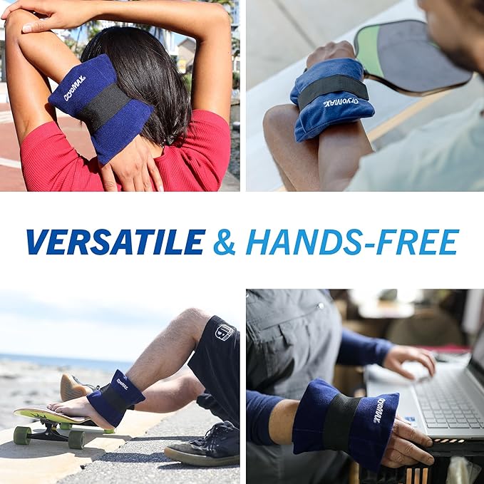 CryoMAX Cold Pack, Reusable, 8 Hour Cold Therapy Ice Pack, Small, 6"x 6" (Pack of 2)