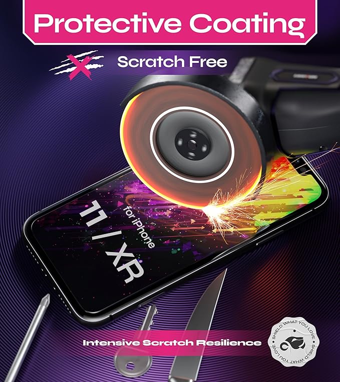 Defenslim Screen Protector for iPhone 11 / XR (2Pack), Easy Auto-Align Install Kit, 6.1" Tempered Glass, 9H Hardness, Ultra HD Clear, Case Friendly, EasyShield