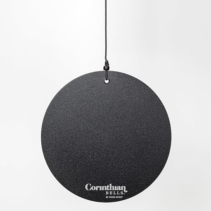 Corinthian Bells by Wind River - 56 inch Black Wind Chime for Patio, Backyard, Garden, and Outdoor Decor (Aluminum Chime) Made in The USA