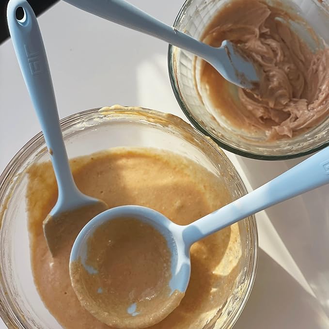 GIR: Get It Right Silicone Pasta Spoon & Ladle - 3/4-Cup Capacity - Red - Heat-Resistant to 425°F - Measurement Markings in Cups & mL - No-Drip Edge - Dishwasher-Ready