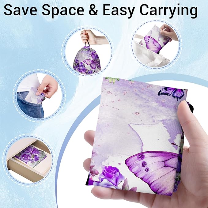 Rose Flower Butterfly Grip Bag for Gymnast Adjustable Women Sports Gymnastics Drawstring Bag