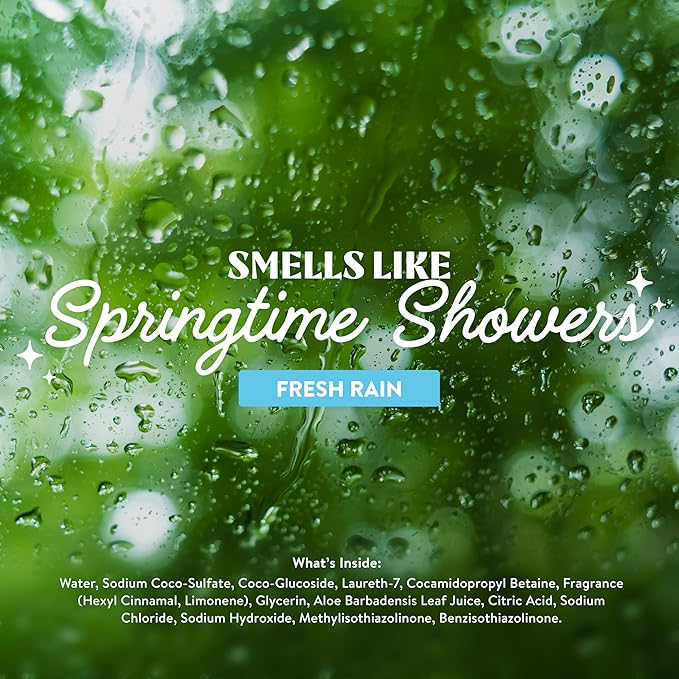 Cleancult Dish Soap Liquid Refill (32oz, 3 Pack) - Plant Based Cleaning Power - Dish Soap that Cuts Grease & Grime - Free of Harsh Chemicals - Uses 90% Less Plastic - Fresh Rain