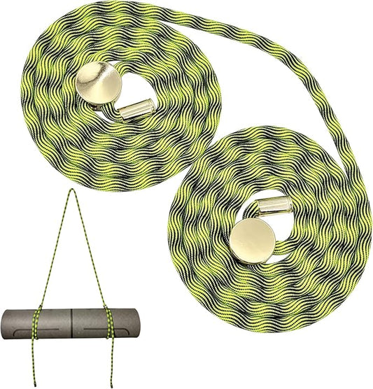 DAOSUN Yoga Mat Strap - 8MM Adjustable Paracord Carrier for Carrying Yoga Mats, Camping Pads & Blankets (Strap Only)