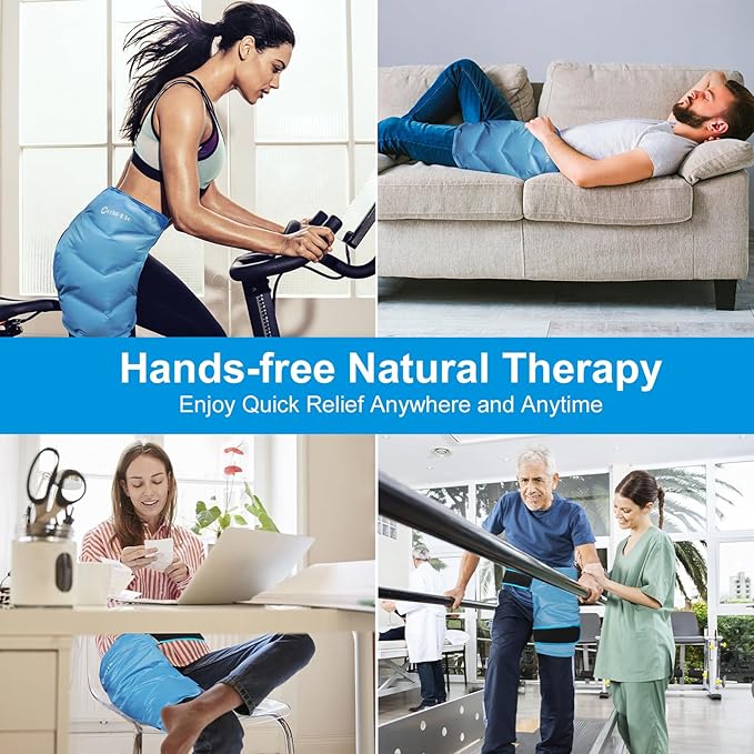 Hip Ice Pack Wrap After Surgery, Reusable Cold Pack for Bursitis Hip Replacement Surgery, Hip Flexor Pain, Gel Ice Packs for Hip Injuries Cold Compress Therapy, Ice Pack Wrap for Sciatica, Swelling