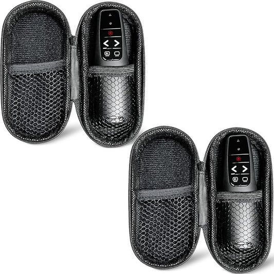 (2 Units) Presentation Clicker PowerPoint Presenter Remote: Laser Pointer Project Power Point PPT Clicker for Mac Laptop Office, Wireless Computer Clickers Slideshow Google Slide Advancer