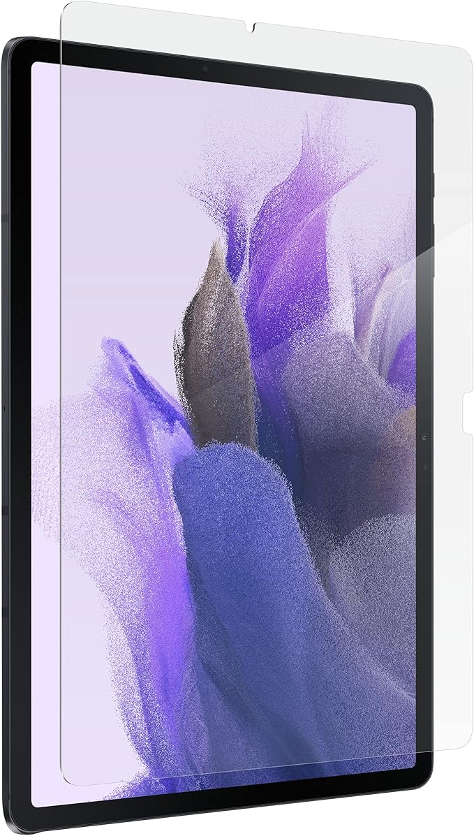 ZAGG InvisibleShield Glass Fusion Plus D3O Screen Protector - Hybrid Glass with D3O for Extreme Impact Protection - Made for Samsung Galaxy Tab S7 FE - clear