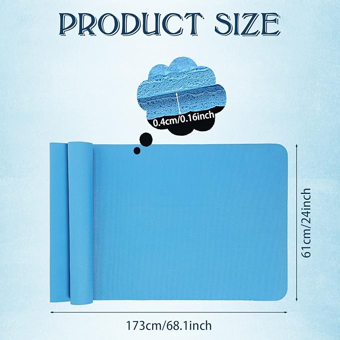 10 Pack Yoga Mats Bulk, 68'' x 24'' x 4mm Thick Yoga Mats for Kids and Adult Gym Mats Bundle Latex Free Exercise Mats with Non Slip Texture for Outdoor Yoga, Pilates or Workout