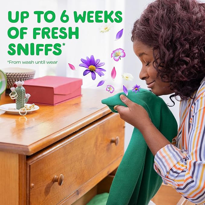 Gain + Odor Defense Liquid Laundry Detergent, Super Fresh Blast Scent, 88 Oz, 61 Loads, HE Compatible (Pack of 5)