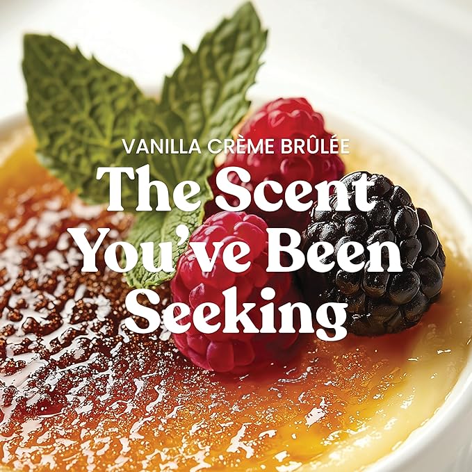 Yankee Candle Large Jar Scented Candle with up to 150 Hour Burn Time, Premium Plant Wax Blend for Consistent Burn, 22 oz Jar Candle with Room Filling Fragrance, Vanilla Crème Brûlée