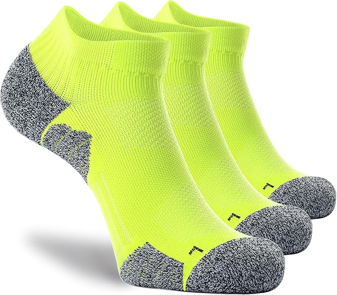 CWVLC Unisex Cushioned Compression Athletic Ankle Socks Multipack