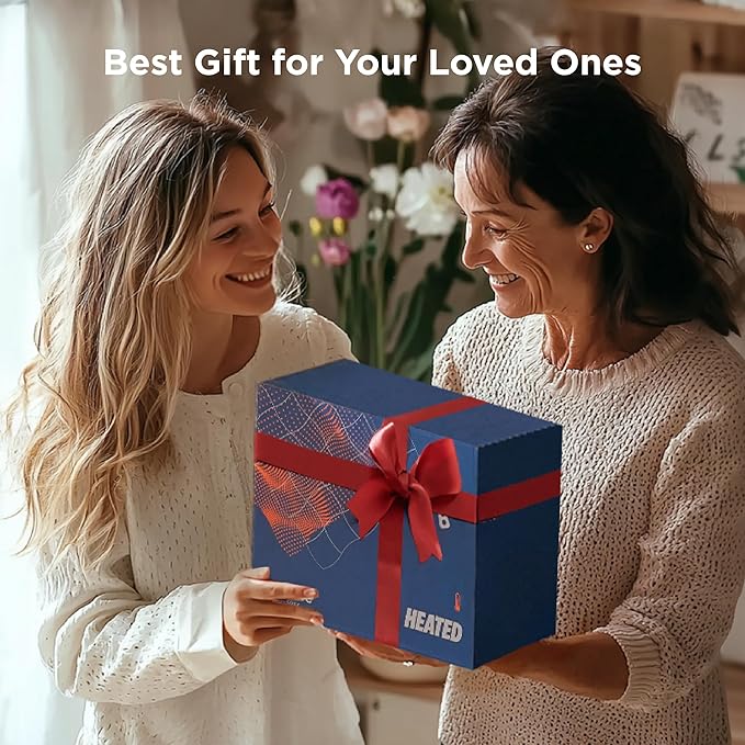 Bedsure Heating Pad for Neck and Shoulders and Back - Birthday Gifts for Women Men Mom Mens, FSA Eligible Items, Electric Heated Pad for Full Body, ETL Certified, Extra Large 24"x33", Grey