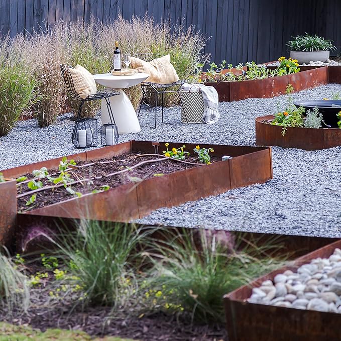 Raised Garden Bed Kit - COR-Ten Steel (8" COR-Ten Steel, 2 FT x 4 FT)