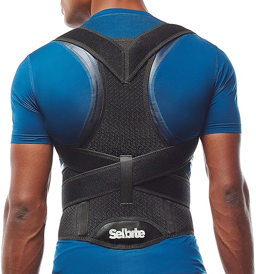 Back Brace Posture Corrector for Men and Women - Adjustable Posture Brace for Upper and Lower Back Pain Relief - Muscle Memory Support Straightener (Small)