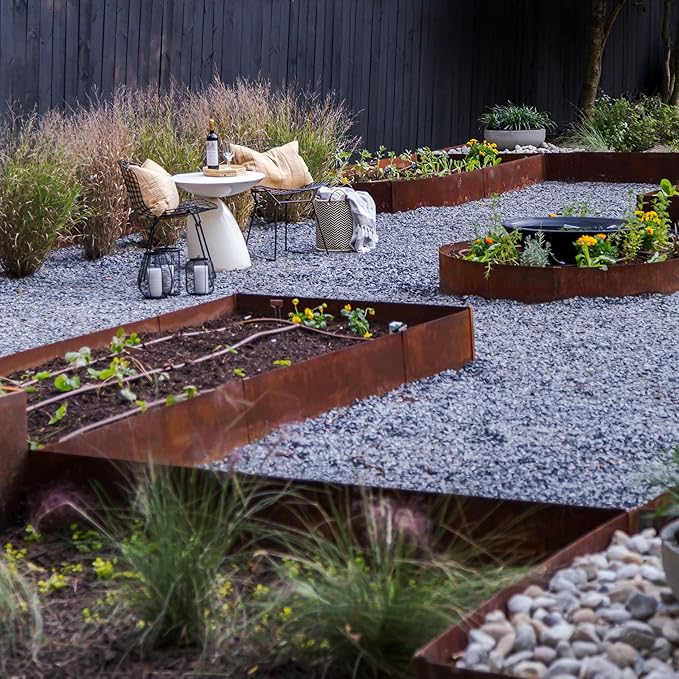 Raised Garden Bed Kit - COR-Ten Steel (14" COR-Ten Steel, 2 FT x 2 FT)