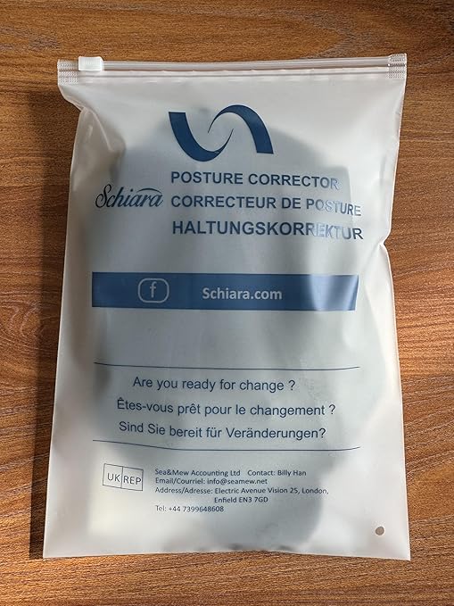 Schiara Posture Corrector for Men and Women, Comfortable Upper and Back Brace, Adjustable Back Straightener Support for Back, Shoulder and Neck