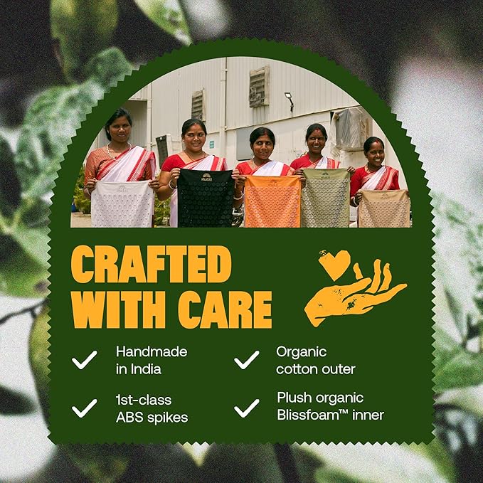 ShaktiMat Premium Acupressure Mat, Level 1 in Amber, Massage Muscles, Aid Sleep & Unlock Inner Tension | Similar to Acupuncture, No Needles Required | FSA/HSA Eligible