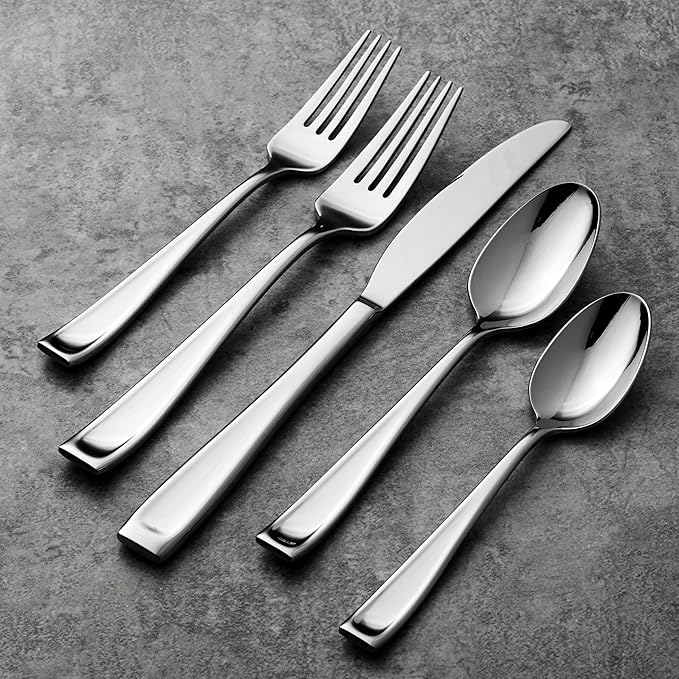 Oneida Moda Dinner Forks, Set of 4,Silver,Dinner Forks, Set of 4