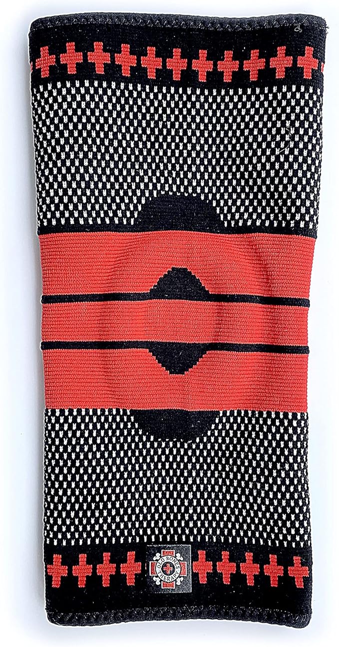 Old Bones Therapy | Compression Knee Sleeve Support | Knee Brace for Sports, Running, Arthritis, ACL, MCL, Meniscus Tear, Joint Pain Relief and Injury Recovery | (Check Sizing Guide Below)