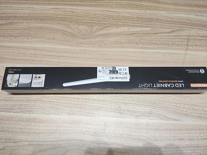 Under Cabinet Lights Remote Control,2 Pack Magnetic Dimmable Closet Lights,USB Rechargeable Wireless LED Shop Light,Ceiling and Under Counter Lights for Kitchen, Black, 60CM