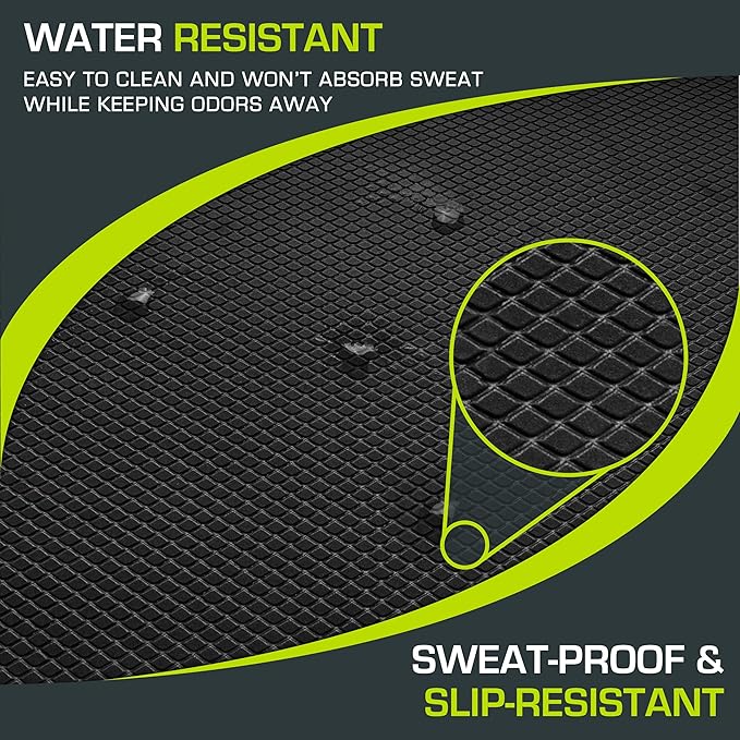 ProsourceFit Exercise Balance Pad – Large Cushioned Non-Slip Foam Mat & Knee Pad for Fitness, Stability Training, Physical Therapy, Yoga 15"x19"