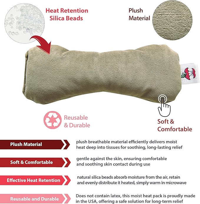 Core Products MicroBeads Eye Compress Moist Heat Therapy Pack