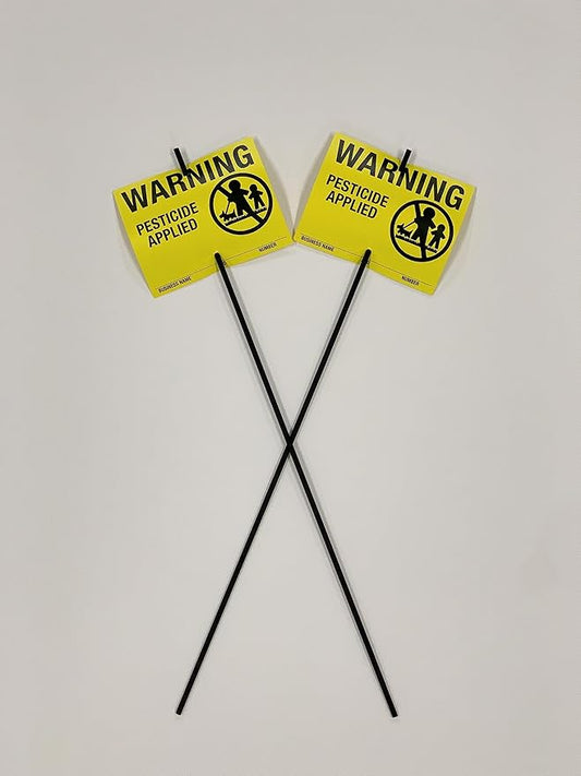 Lawn Treatment Application Stakes & Colorado Signs (Economy Style Stake / 1,000 pc. Pack)