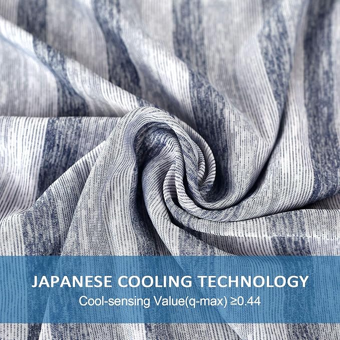 Cooling Pillow Cases Only,Queen Size Set of 2 with Double Sided Cold,Moisture Wicking Pillowcase Covers with Hidden Zipper Japanese Cold Tech Pillow Case Protectors for HotSleepers and NightSweats