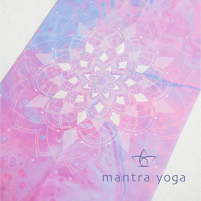 Mantra Yoga Travel PRO 1.5mm - Foldable Fitness & Exercise Mat with Bag | Lightweight, Compact & Eco-Friendly | Non-Slip & Washable | For All Types of Yoga | 72" L x 24" W | 2.6 lbs