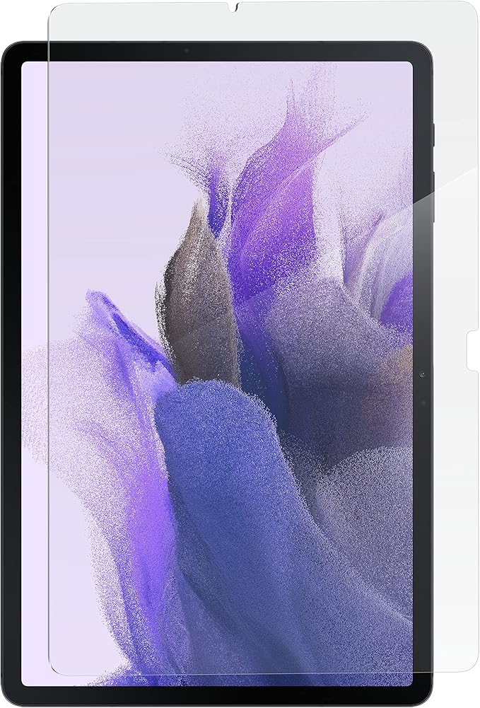 ZAGG InvisibleShield Glass Fusion Plus D3O Screen Protector - Hybrid Glass with D3O for Extreme Impact Protection - Made for Samsung Galaxy Tab S7 FE - clear
