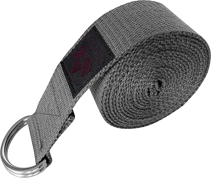 Clever Yoga - 8 ft Yoga Strap for Exercise & Physical Therapy, Leg Stretching Strap Yoga Accessories & Stretching Equipment, Leg Stretcher for Women & Men, Home Workout Essentials